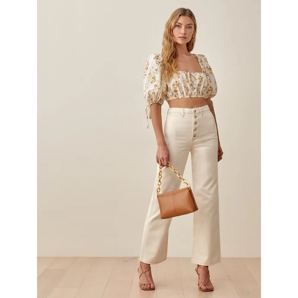 Reformation Lexi High Rise Wide Leg Jeans - Picture 3 of 10